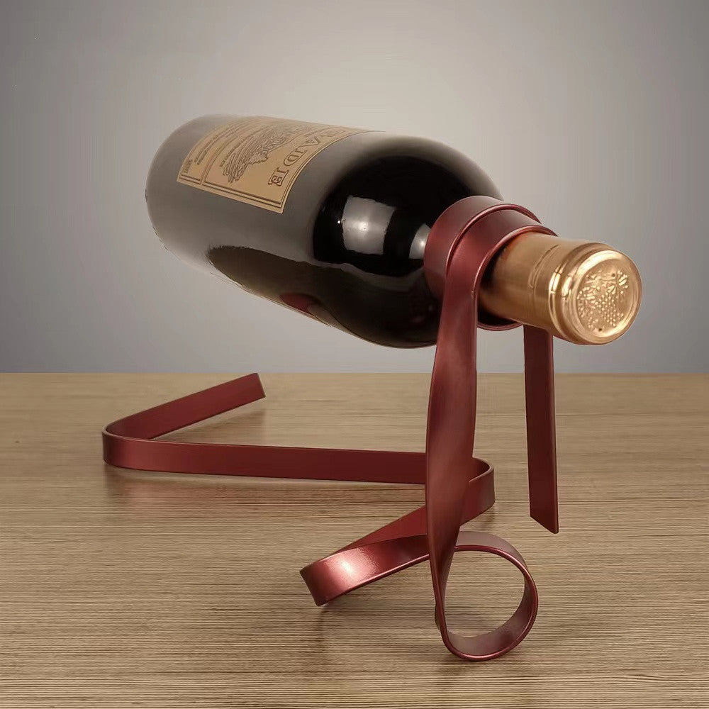 Suspended Ribbon Bottle Holder