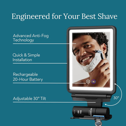 The Shave Station - Anti Fog Shower Mirror