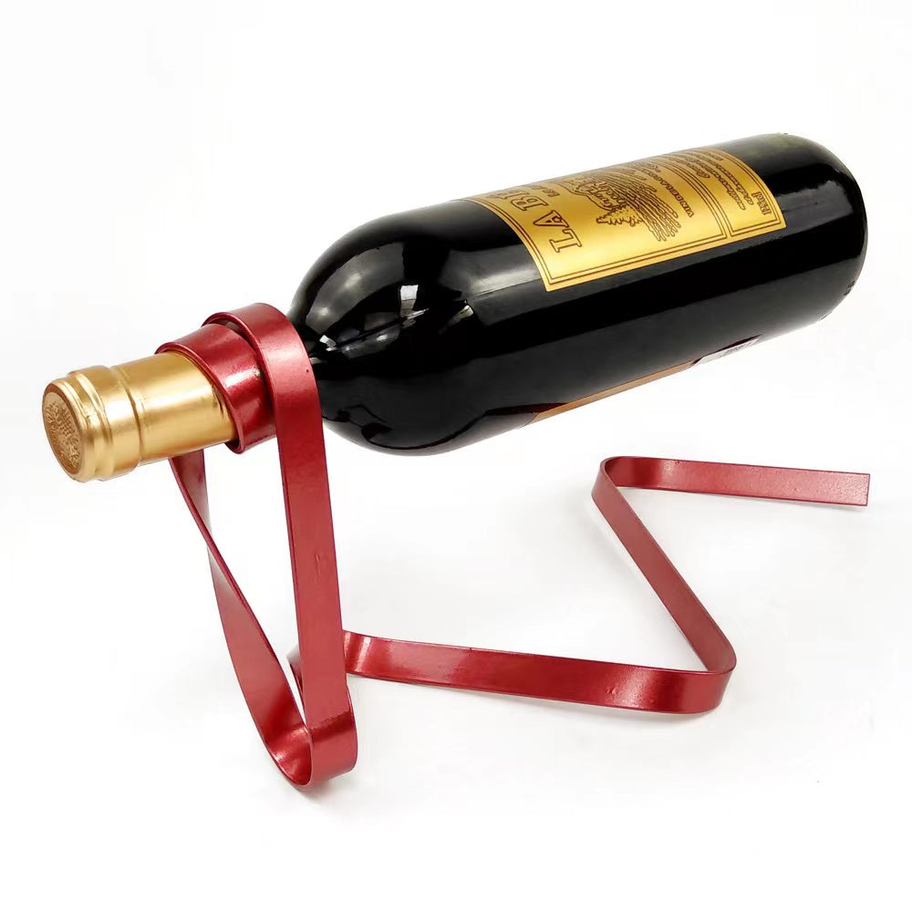 Suspended Ribbon Bottle Holder