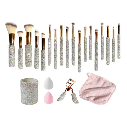 Glitz & Glam | SILVER 28pc Essentials Collection Brush Set