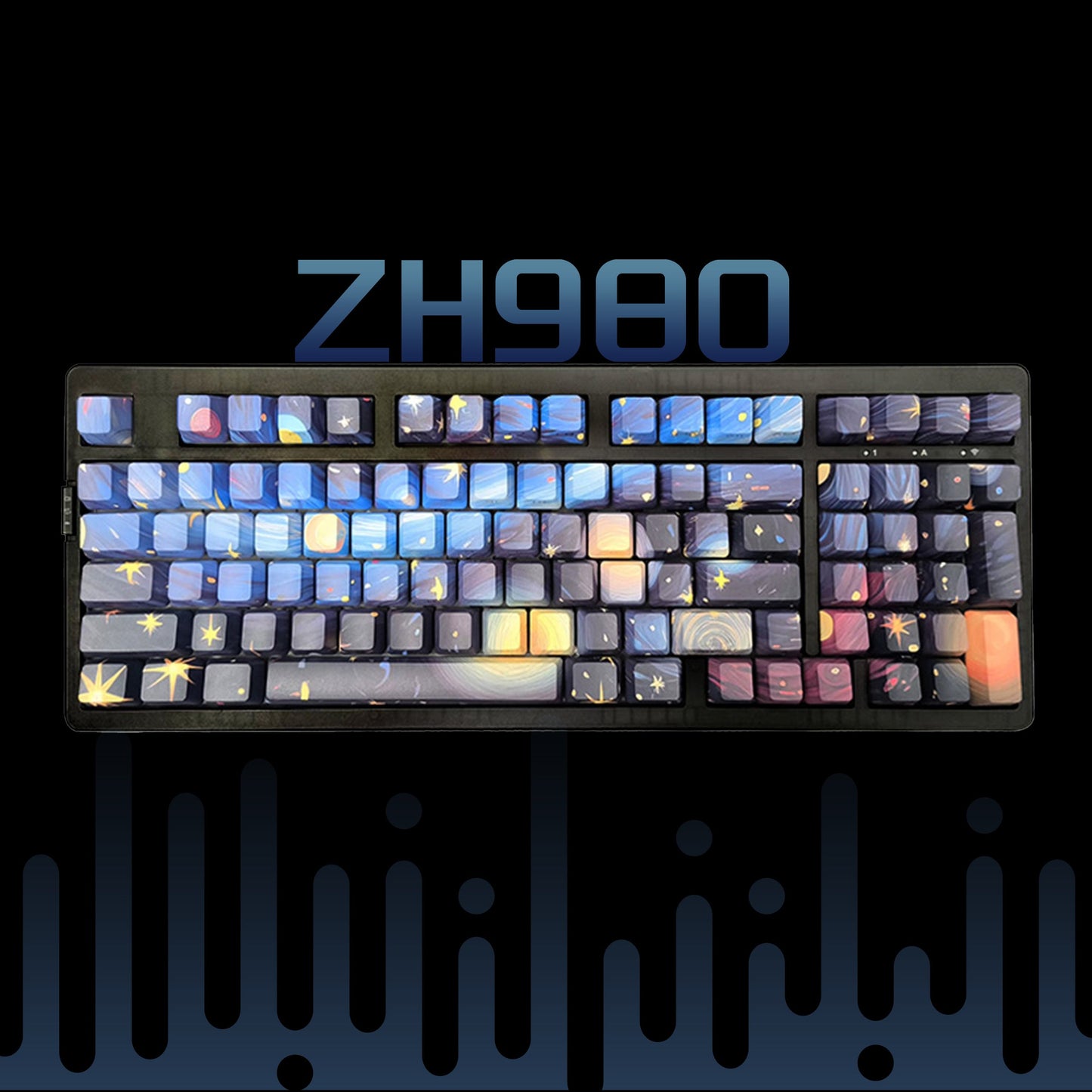 ZH980 Mechanical Keyboard,PBT Material Keycap