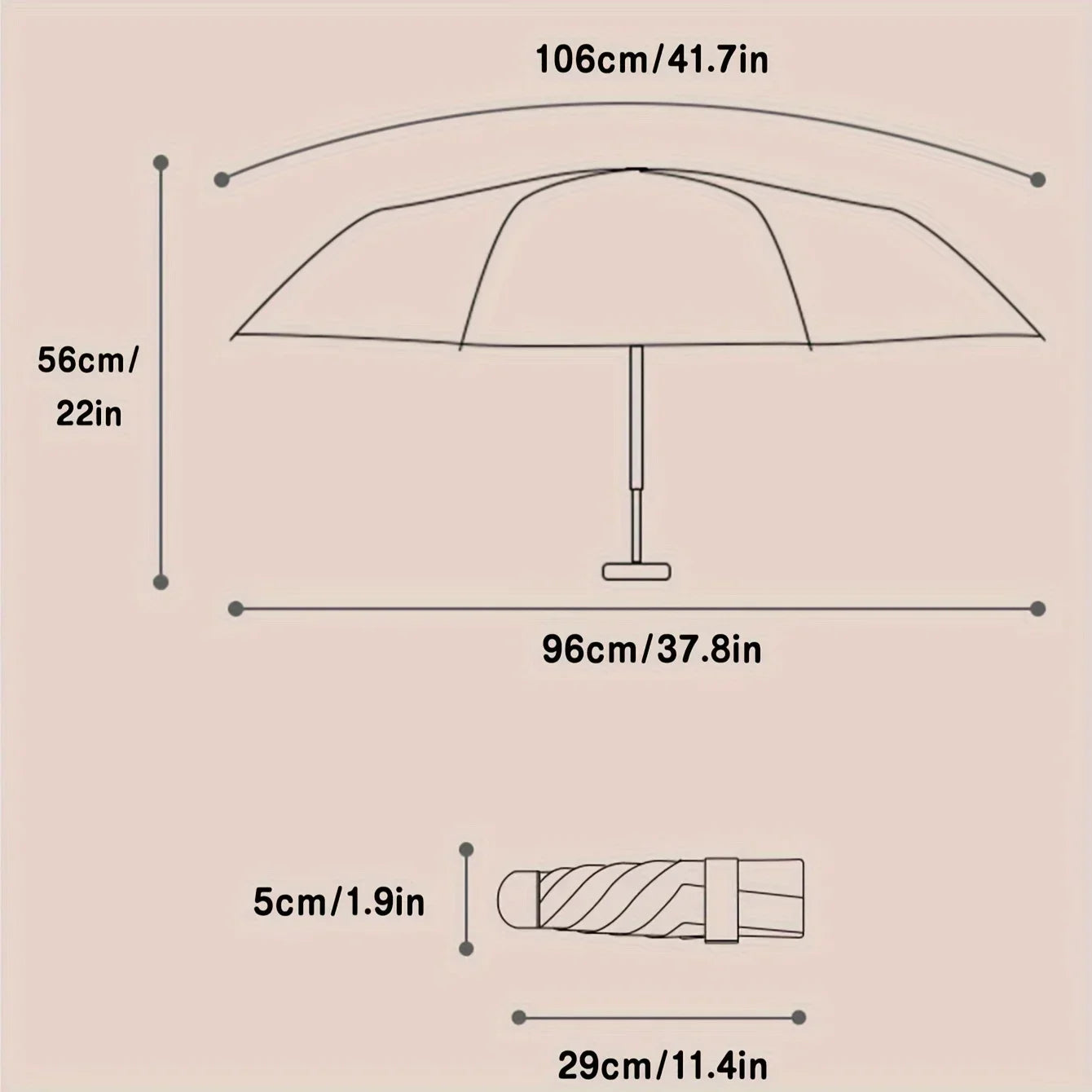 Rainforest Romance Automatic Umbrella