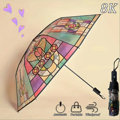 Rainforest Romance Automatic Umbrella