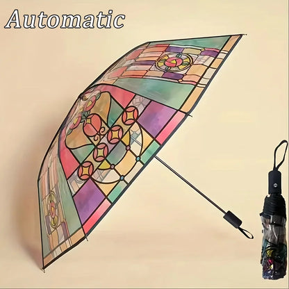 Rainforest Romance Automatic Umbrella